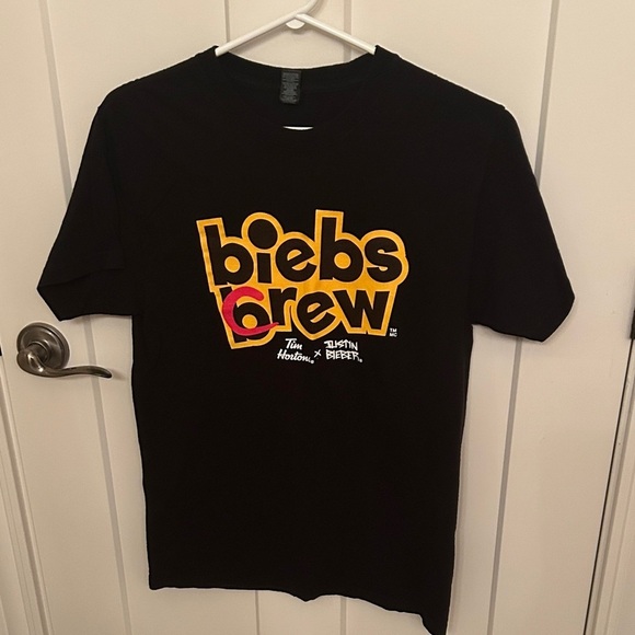 Tim Hortons Tops - Biebs Brew Black Short Sleeve Tee